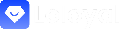 Lolovo logo with a blue and white design on a white background